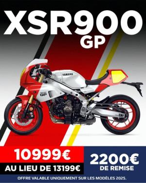 Remise exceptionnelle sur la XSR 900 GP 35kw 2024 chez Yam Nantes